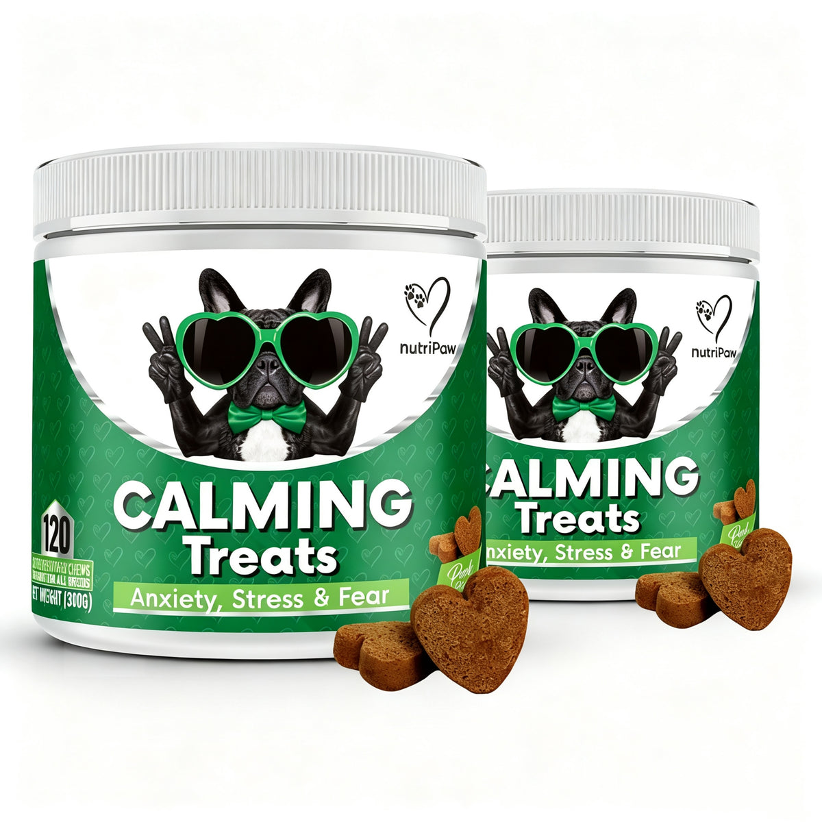 NutriPaw All-Itch Immunity Treats Calming Treats 120 tasty chews
